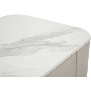 Mauro Ferretti mesita de noche beauty 60x40x47 cm crema oro