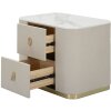 Mauro Ferretti mesita de noche beauty 60x40x47 cm crema oro