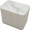 Mauro Ferretti mesita de noche beauty 60x40x47 cm crema oro