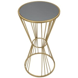 Mauro Ferretti mesa auxiliar Super Ø 40x80 oro