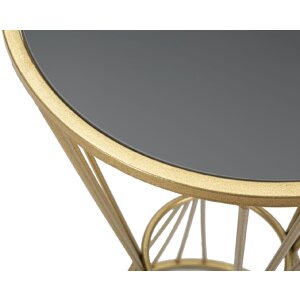 Mauro Ferretti mesa auxiliar Super Ø 40x80 oro