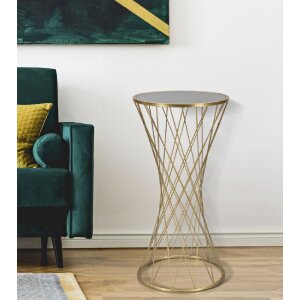 Mauro Ferretti mesa auxiliar torre nuevo Ø 40x80 oro