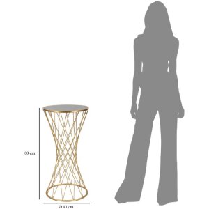 Mauro Ferretti mesa auxiliar torre nuevo Ø 40x80 oro