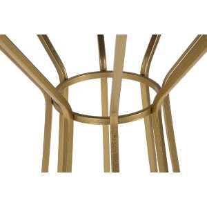 Mauro Ferretti mesa auxiliar Simple New Ø 50x100 oro