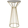 Mauro Ferretti mesa auxiliar Simple New Ø 50x100 oro