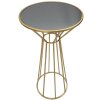 Mauro Ferretti mesa auxiliar Simple New Ø 50x100 oro