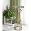 Mauro Ferretti mesa auxiliar Simple New Ø 50x100 oro
