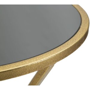 Mauro Ferretti mesa auxiliar Simple New Ø 40x80 cm oro