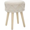 Mauro Ferretti taburete Damasco alto Ø 32x41 cm natural