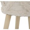 Mauro Ferretti taburete Damasco alto Ø 32x41 cm natural