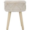 Mauro Ferretti taburete Damasco alto Ø 32x41 cm natural