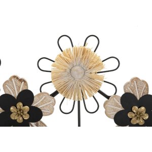 Gancho de pared Mauro Ferretti 61x5,5x30,5 5 cm negro marrón