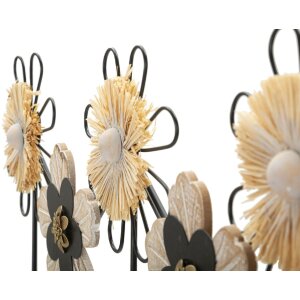 Gancho de pared Mauro Ferretti 61x5,5x30,5 5 cm negro marrón