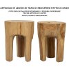 Mauro Ferretti Taburete Stold Ø 30x40 cm marrón