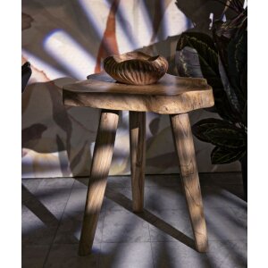 Mauro Ferretti taburete Budut Ø 38x45 cm marrón