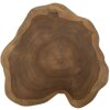 Mauro Ferretti taburete Budut Ø 38x45 cm marrón