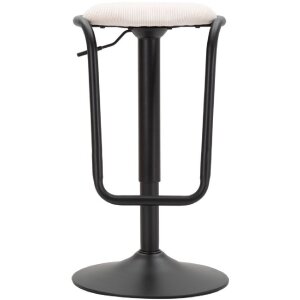 Mauro Ferretti taburete de bar Destiny Ø 41x61-83 cm negro blanco