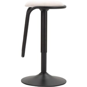 Mauro Ferretti taburete de bar Destiny Ø 41x61-83 cm negro blanco