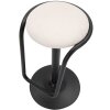 Mauro Ferretti taburete de bar Destiny Ø 41x61-83 cm negro blanco