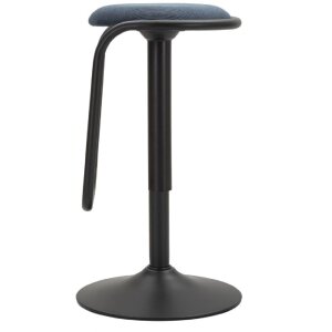 Mauro Ferretti taburete de bar Destiny Ø 41x61-83 cm negro marino