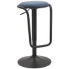 Mauro Ferretti taburete de bar Destiny Ø 41x61-83 cm negro marino