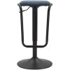 Mauro Ferretti taburete de bar Destiny Ø 41x61-83 cm negro marino