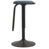 Mauro Ferretti taburete de bar Destiny Ø 41x61-83 cm negro marino