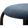 Mauro Ferretti taburete de bar Destiny Ø 41x61-83 cm negro marino