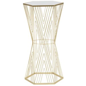 Mauro Ferretti teléfono mesa líneas 40x35x80 cm oro