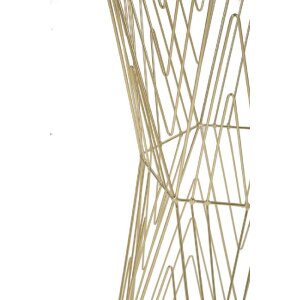 Mauro Ferretti teléfono mesa líneas 40x35x80 cm oro