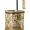 Mauro Ferretti florero Hong doble 27x14x48 cm oro negro