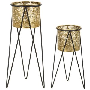 Mauro Ferretti Drak florero set de 2 21x20x46 y 18x18x32...