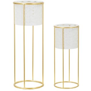 Mauro Ferretti florero Whity set de 2 Ø 17x46 y...