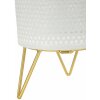 Mauro Ferretti Gaspy florero set de 2 Ø 16x20 y 13x20 cm oro blanco