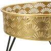 Mauro Ferretti Zanny florero set de 2 Ø 20.5x13 y 18x13 cm oro negro
