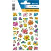 Etiquetas decorativas DECOR Pequeñas cabezas de flores 3 sh.