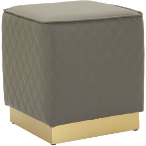 Mauro Ferretti Sharon taburete 35x35x38 cm gris oro