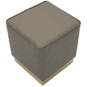 Mauro Ferretti Sharon taburete 35x35x38 cm gris oro