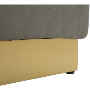Mauro Ferretti Sharon taburete 35x35x38 cm gris oro