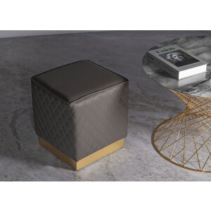 Mauro Ferretti Sharon taburete 35x35x38 cm gris oro