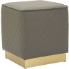 Mauro Ferretti Sharon taburete 35x35x38 cm gris oro