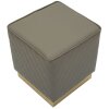 Mauro Ferretti Sharon taburete 35x35x38 cm gris oro