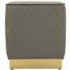 Mauro Ferretti Sharon taburete 35x35x38 cm gris oro
