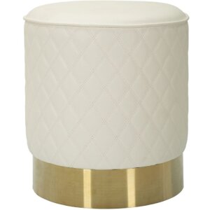 Mauro Ferretti Sharon taburete Ø36x39 cm oro blanco