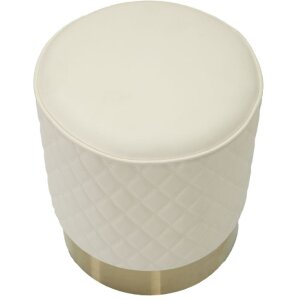 Mauro Ferretti Sharon taburete Ø36x39 cm oro blanco