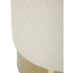 Mauro Ferretti Sharon taburete Ø36x39 cm oro blanco