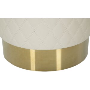Mauro Ferretti Sharon taburete Ø36x39 cm oro blanco