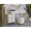 Mauro Ferretti Sharon taburete Ø36x39 cm oro blanco