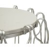 Mauro Ferretti Mesa auxiliar con gancho Ø47,5x61,5 cm plata