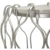 Mauro Ferretti Mesa auxiliar con gancho Ø47,5x61,5 cm plata